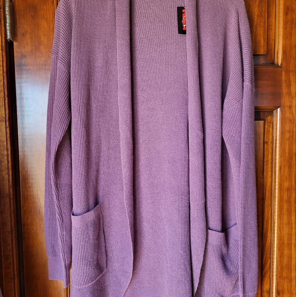 NWT Staccato purple lavender cardigan. Medium